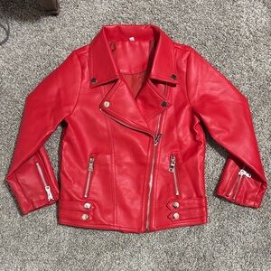 Amazon Kids Red Jean Jacket